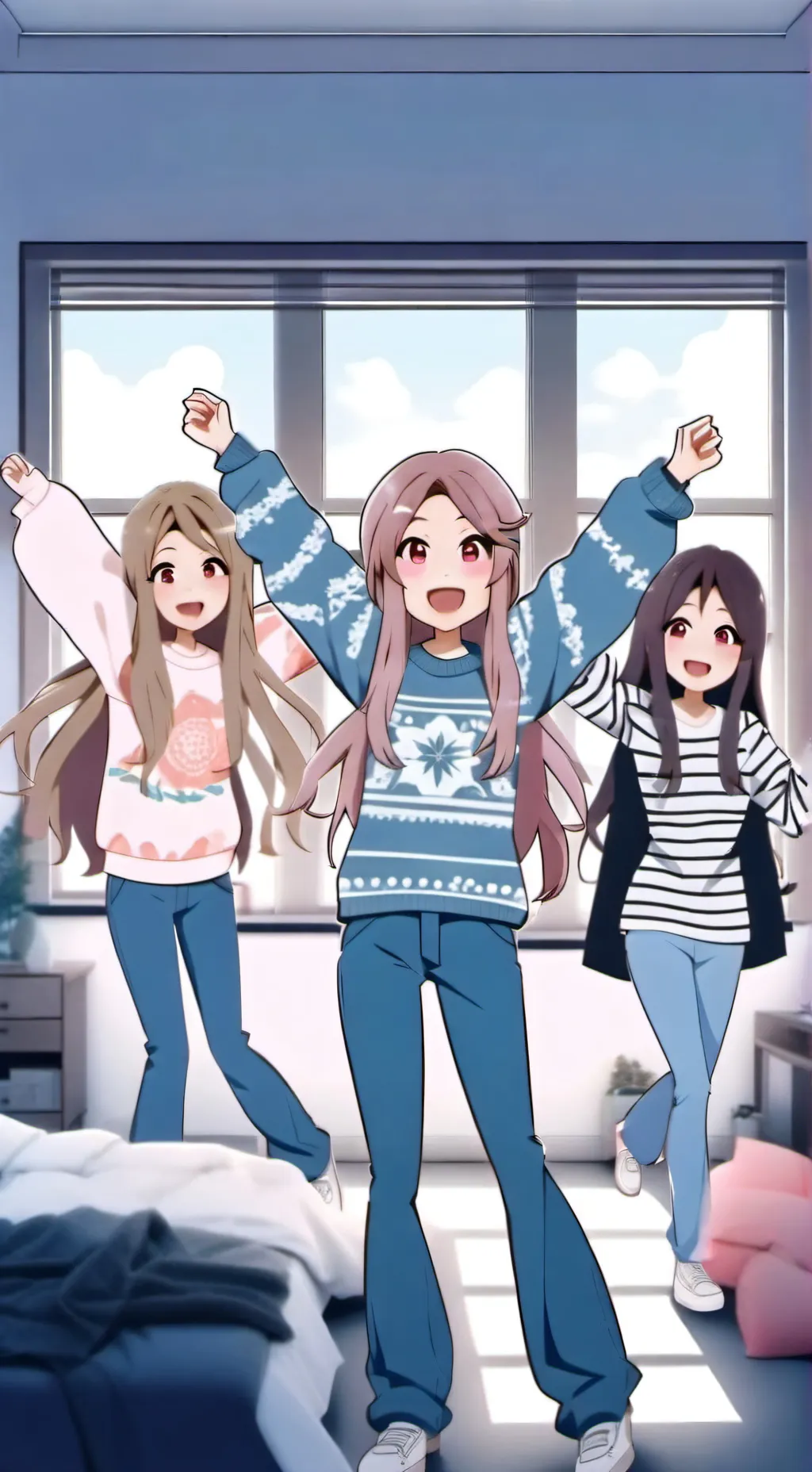 ai character: koleżanki🇵🇱 background