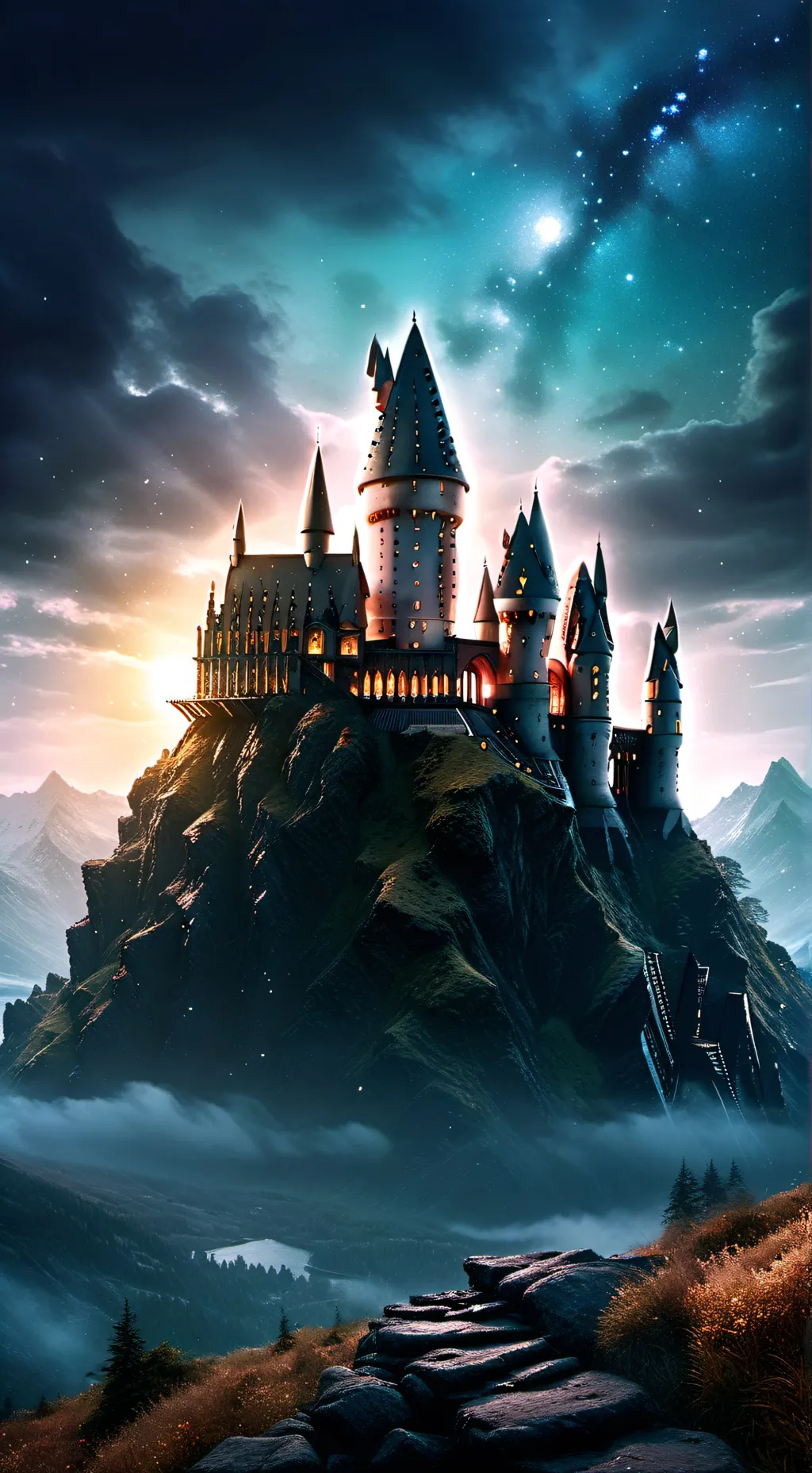 ai character: hogwarts  background