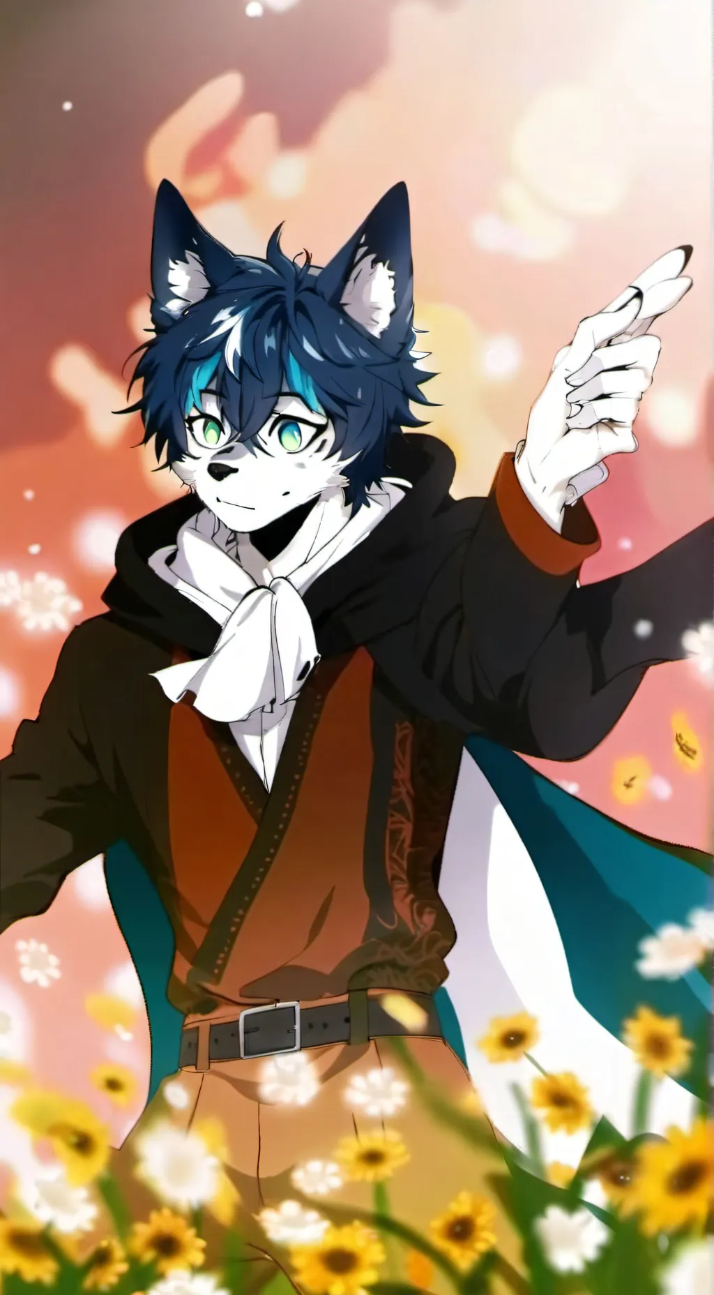 ai character: tu novio background