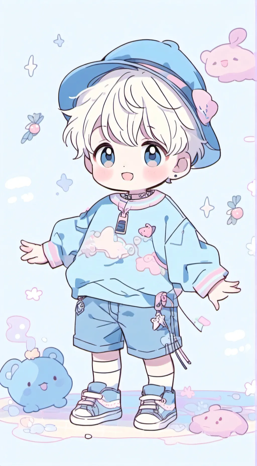 ai character: growing up background