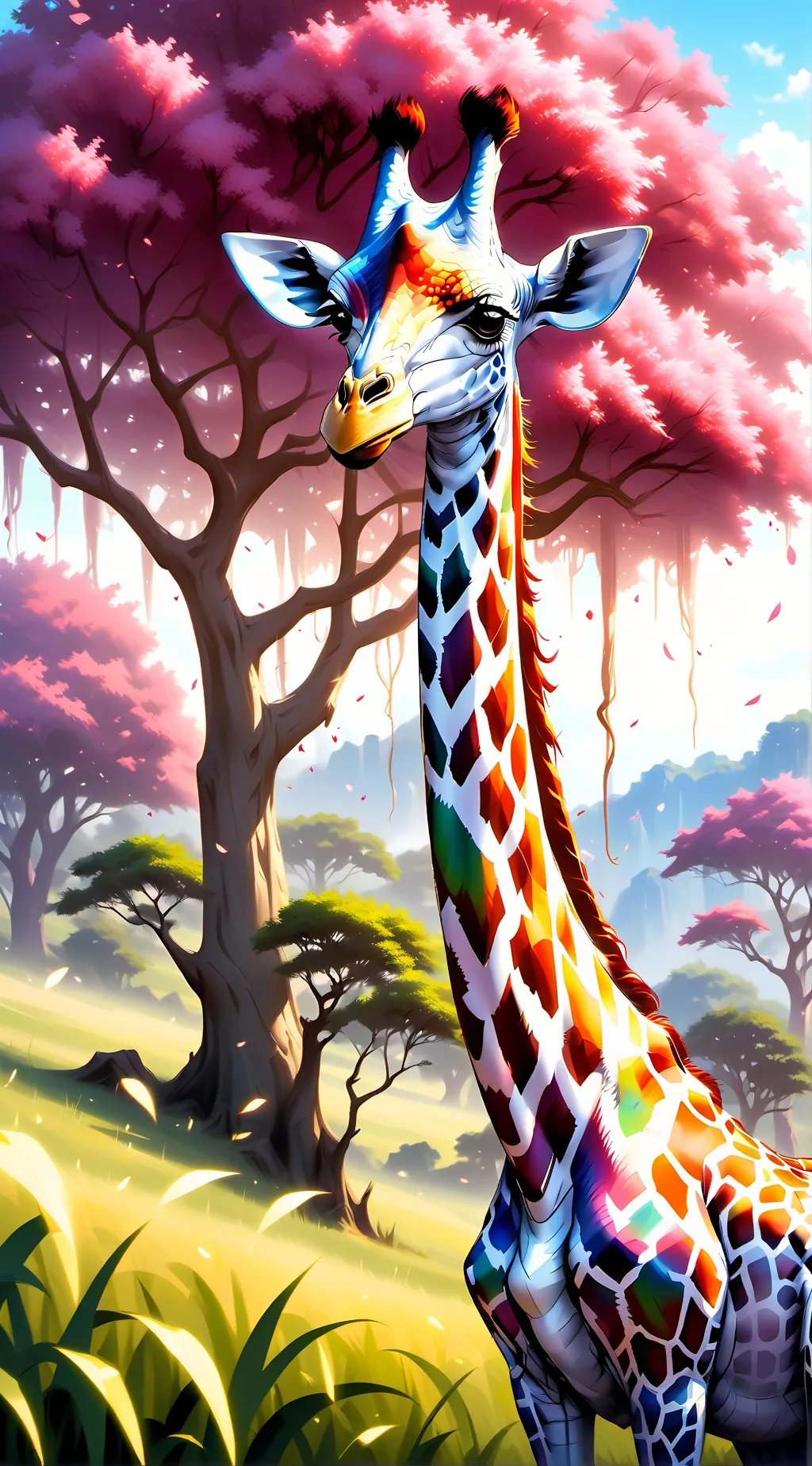 ai character: Giraffina background