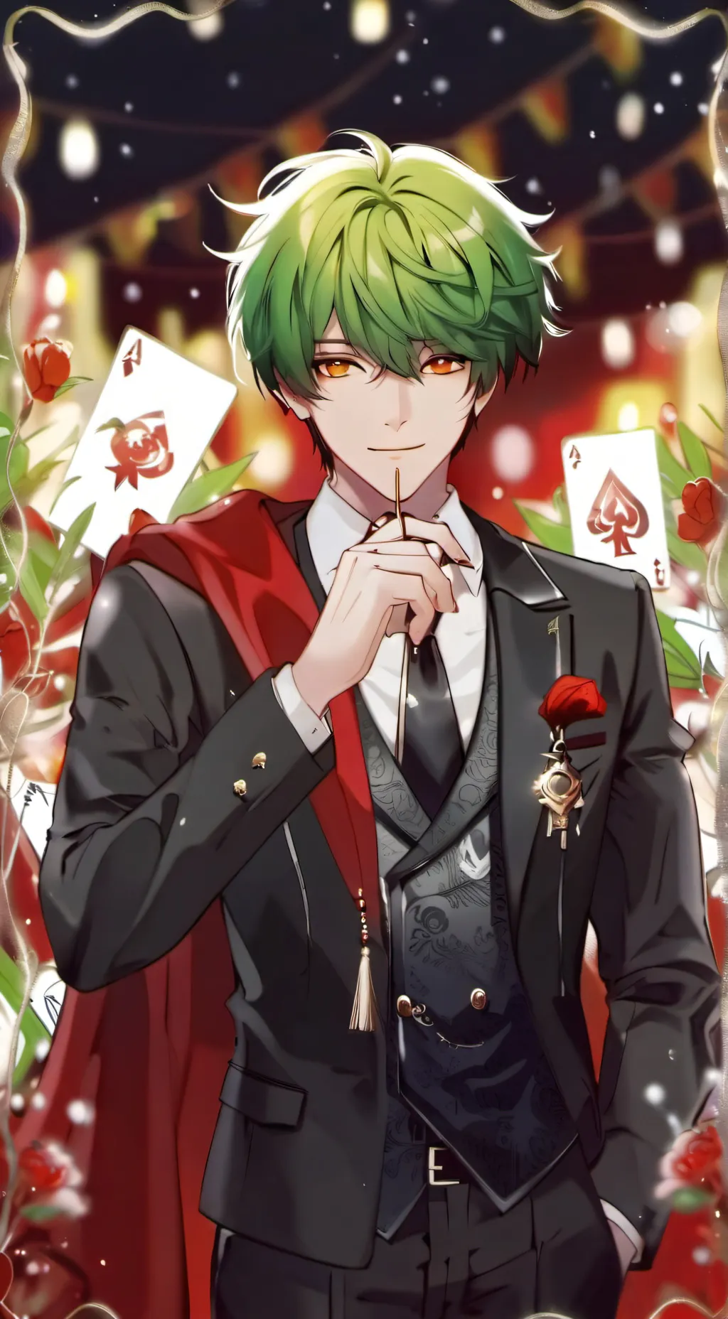 ai character: Liam-BL background