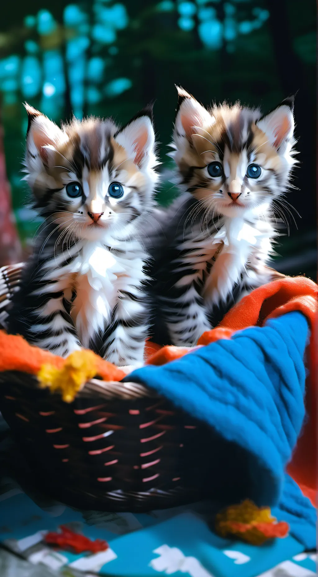 ai character: homless kittens background