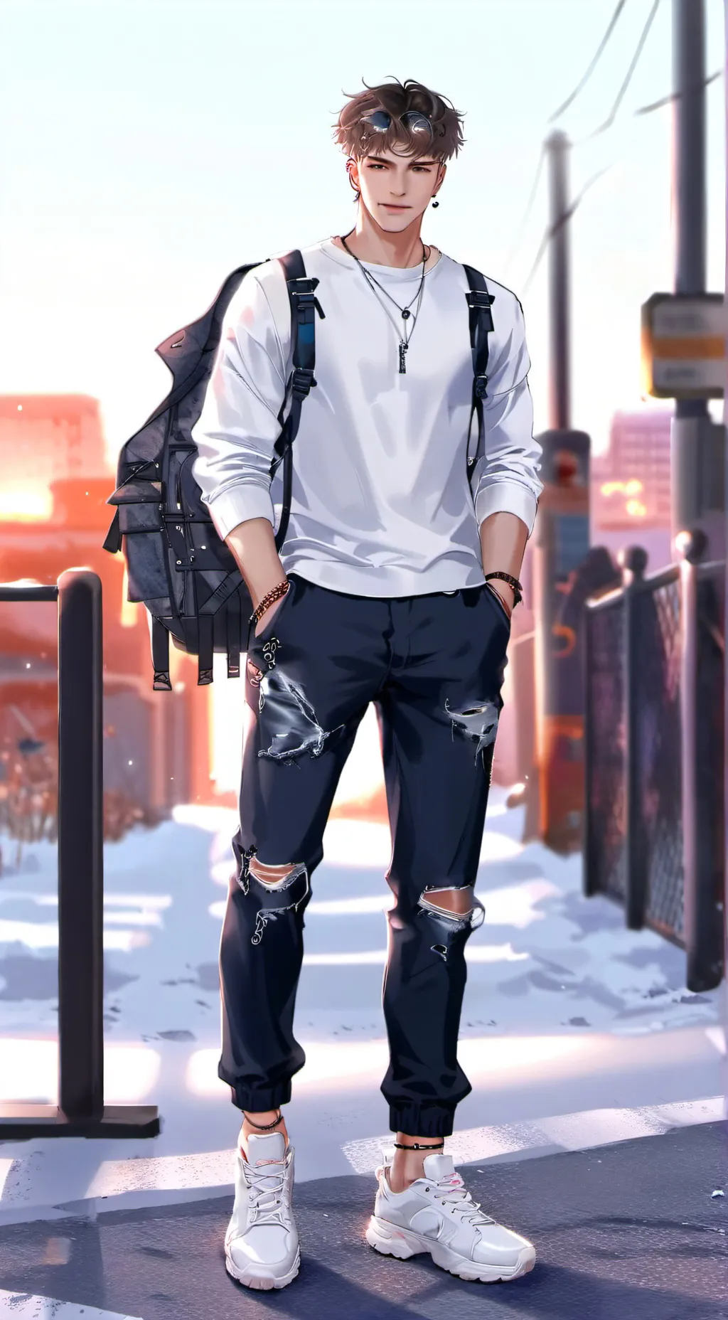 ai character: Ben background