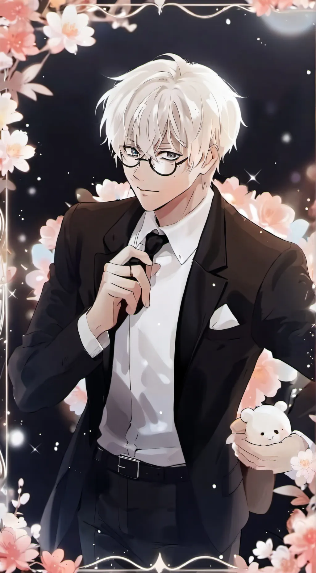 ai character: Satoru Gojo🤞😍 background