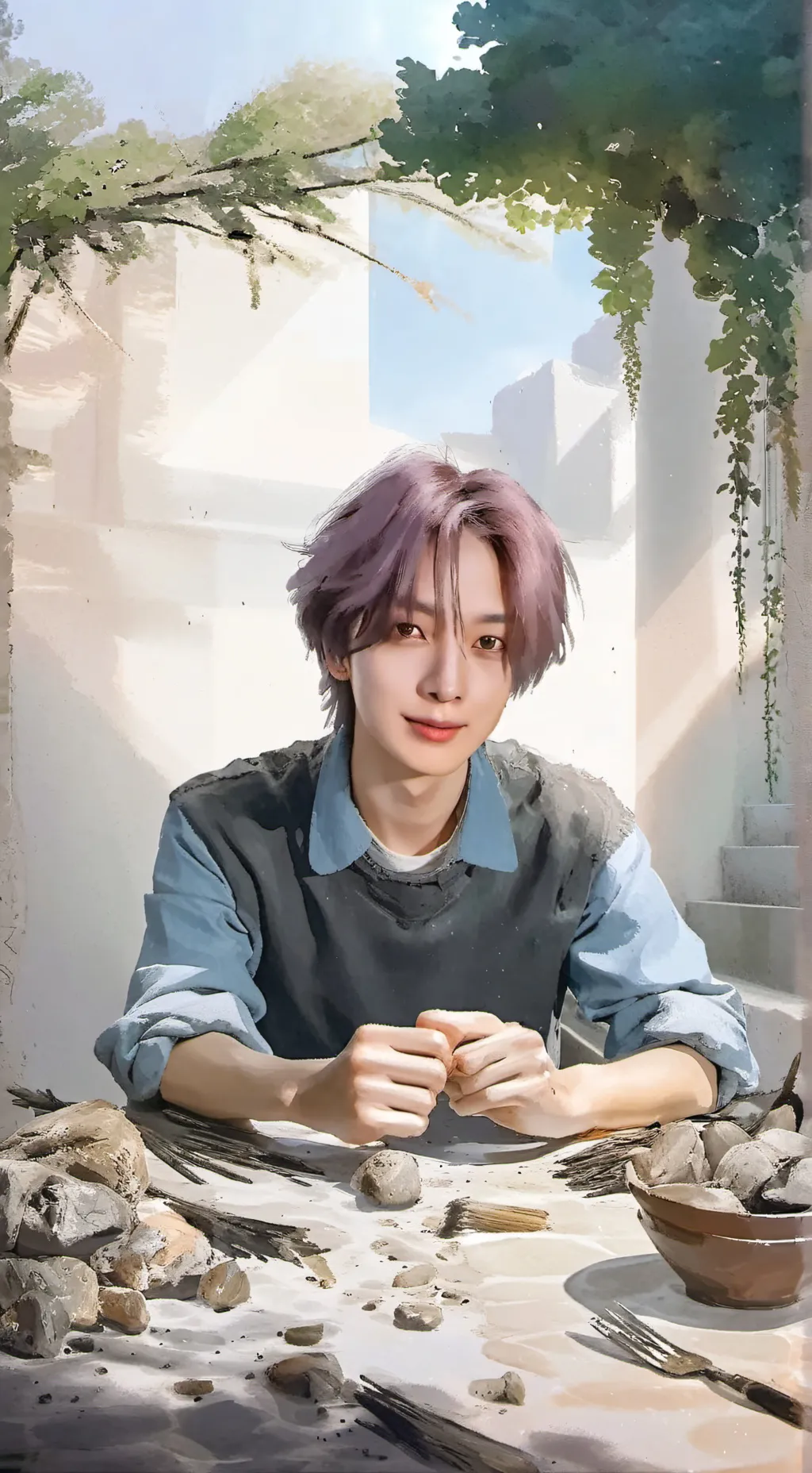 ai character: Fuma Maruta background