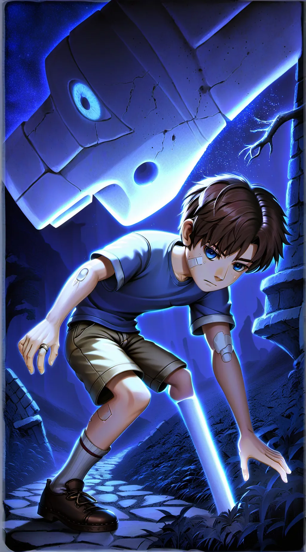 ai character: Security breach background