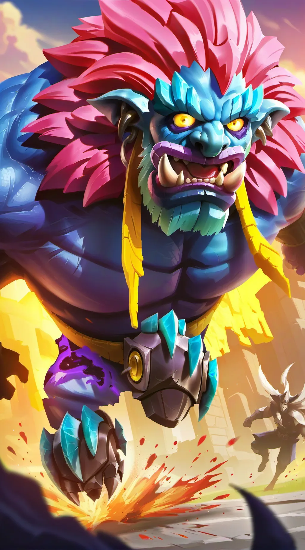 ai character: гора аплч background