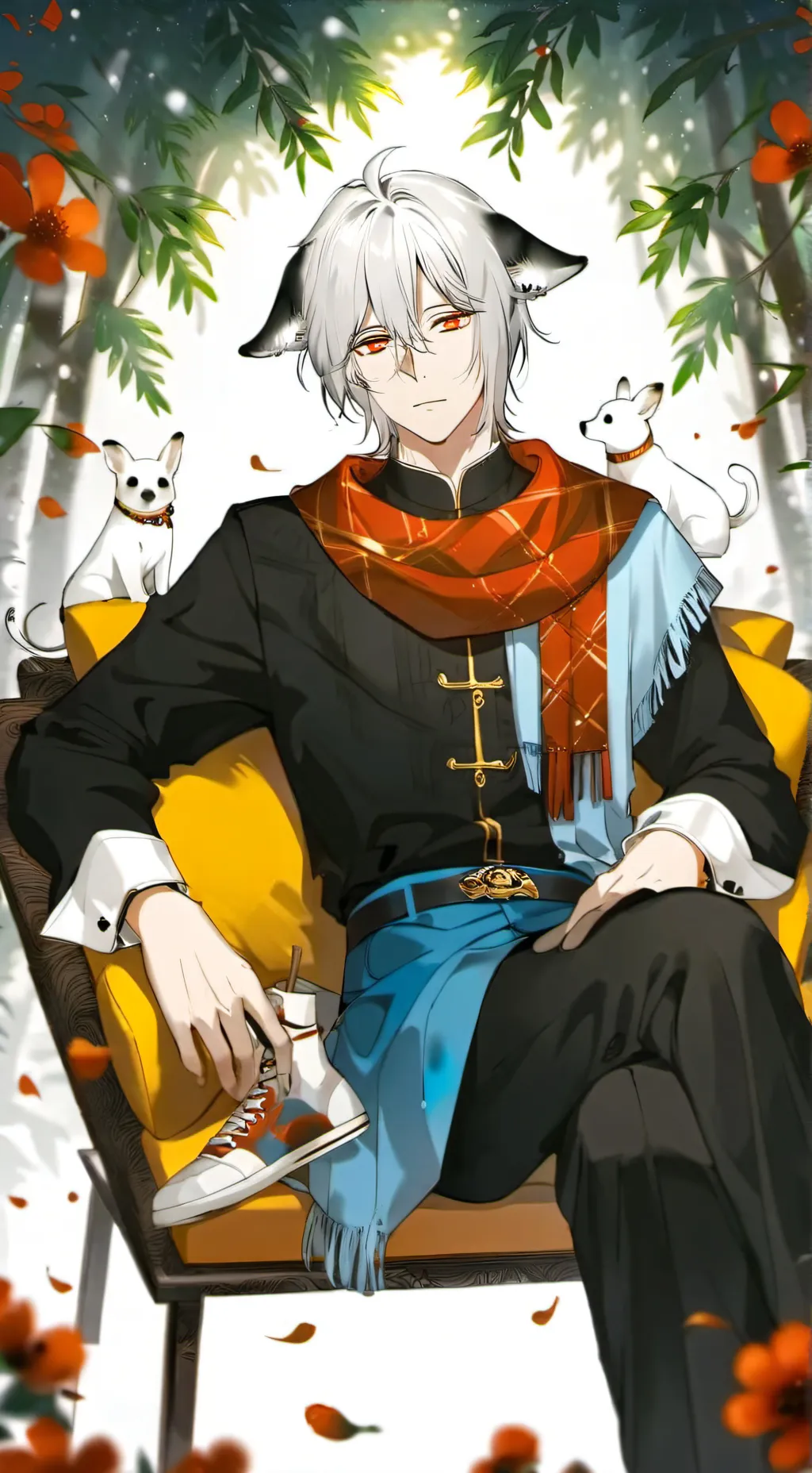 ai character: saf background