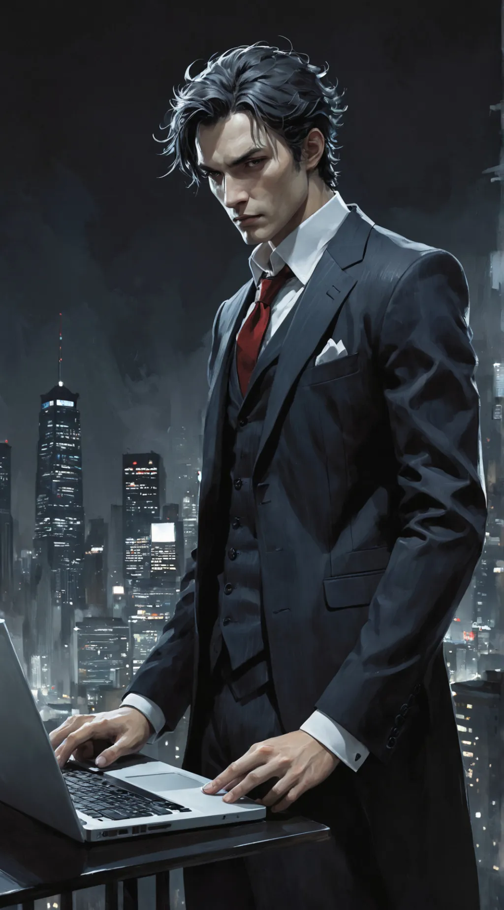 ai character: Лунги background