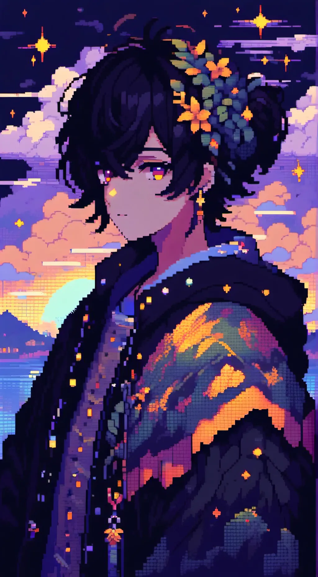 ai character: Luan ^^ background