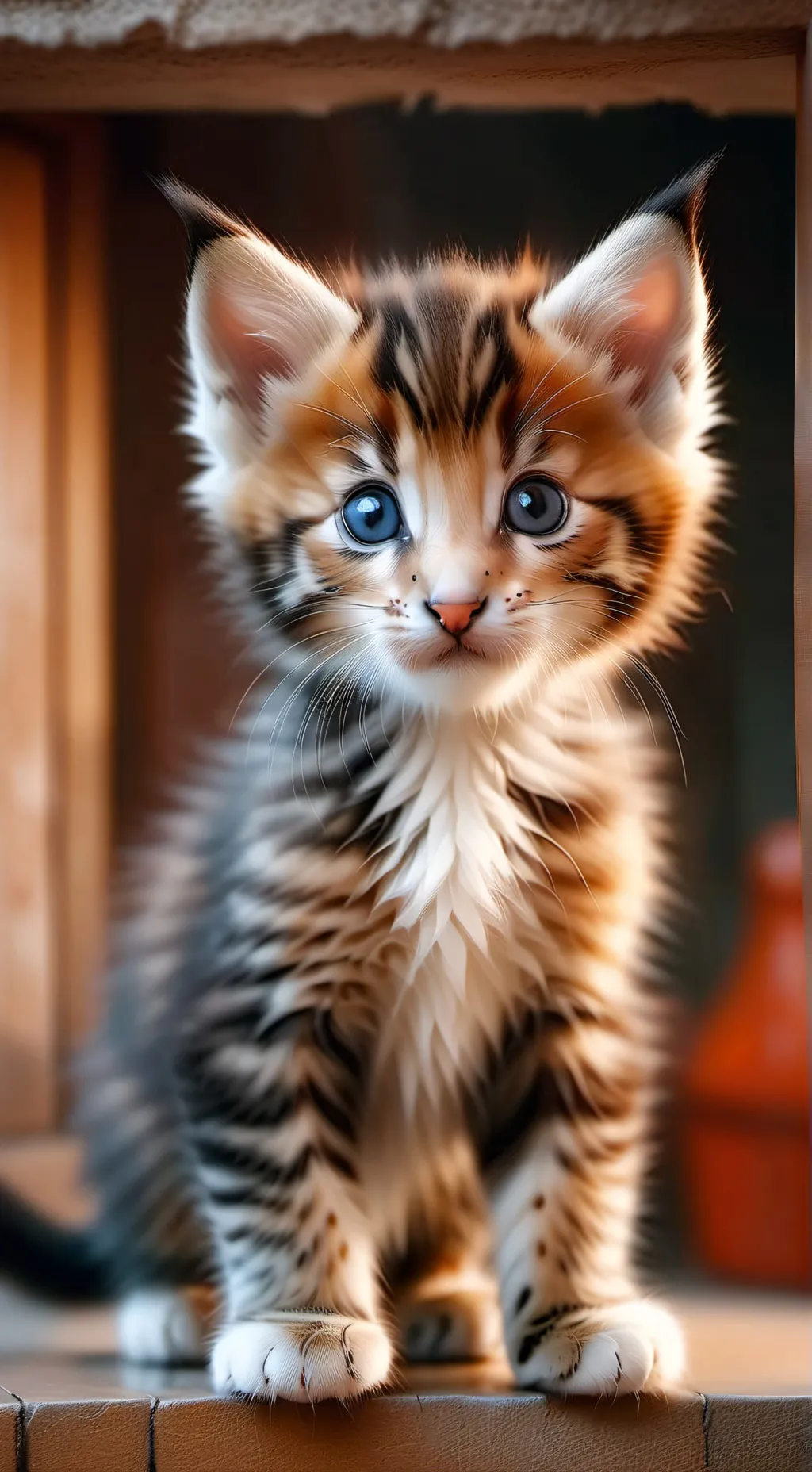 ai character: kitten background