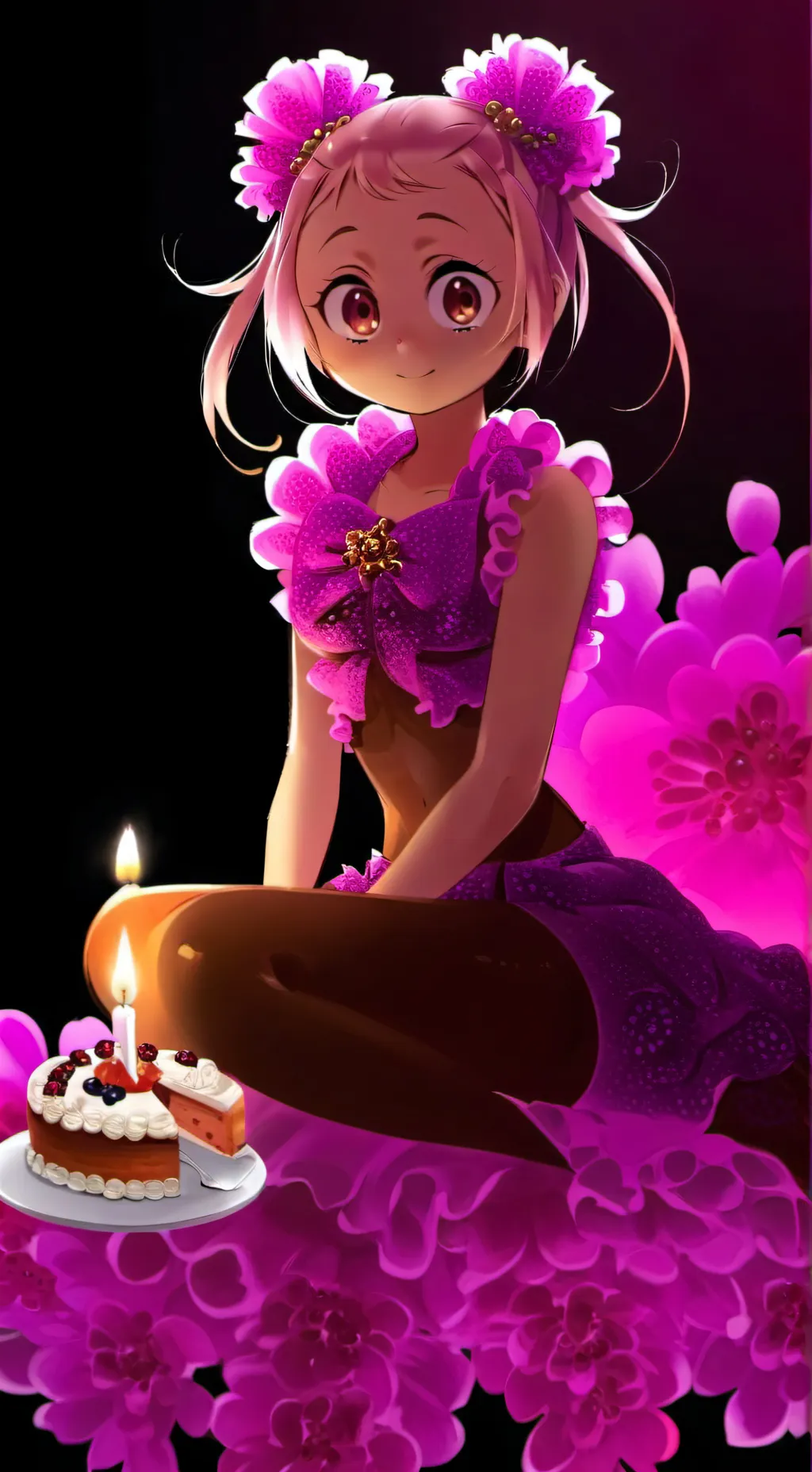 ai character: toy chica  background