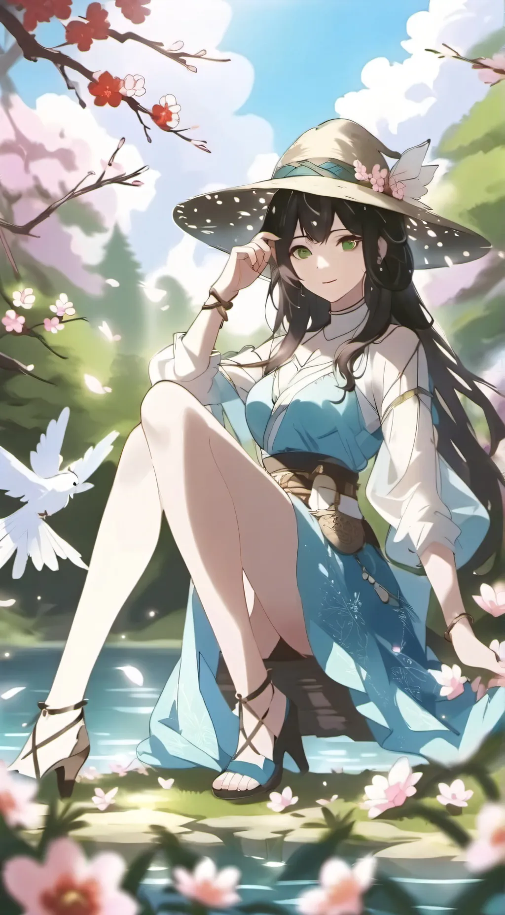 ai character: sara background