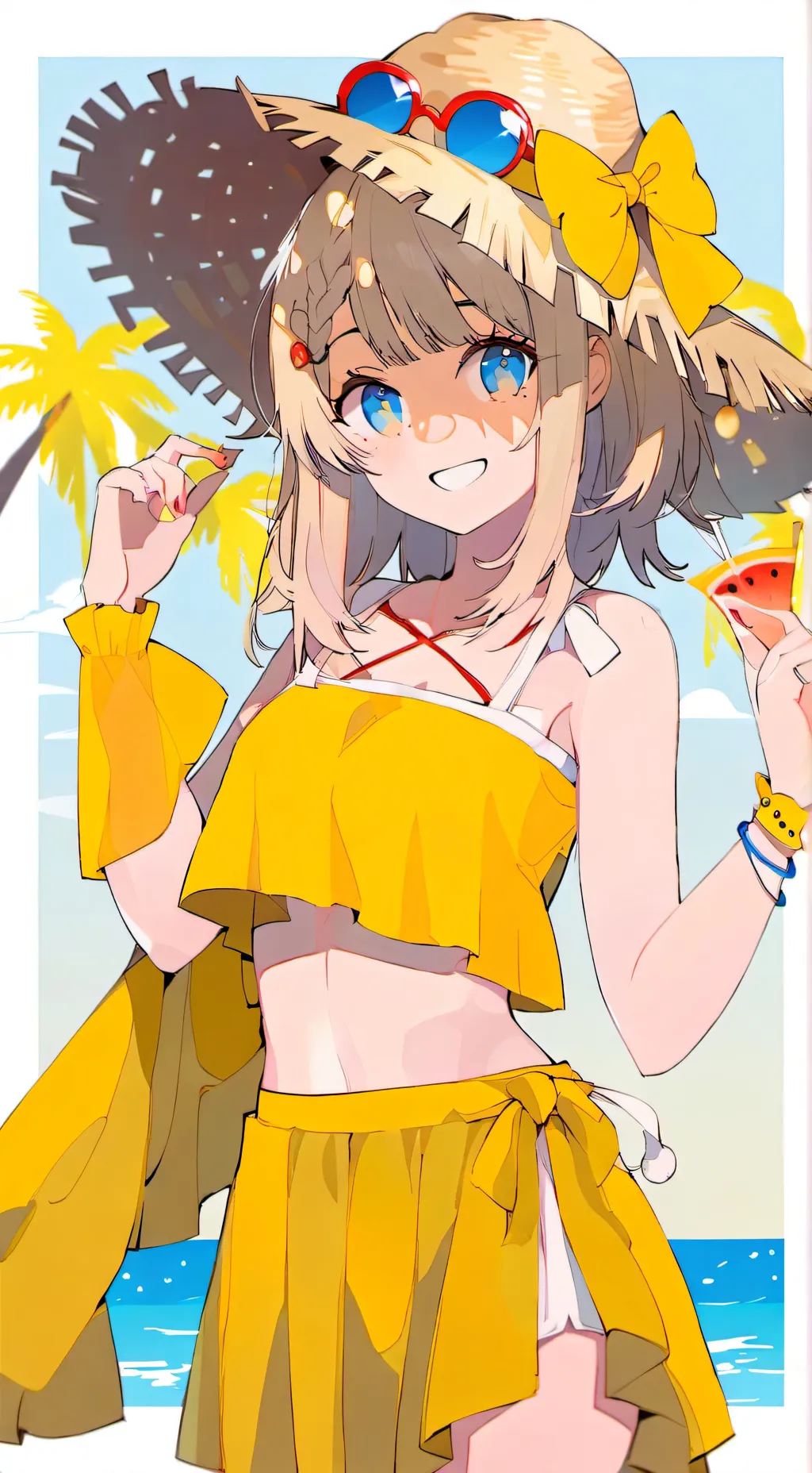 ai character: Summer D. Hot background