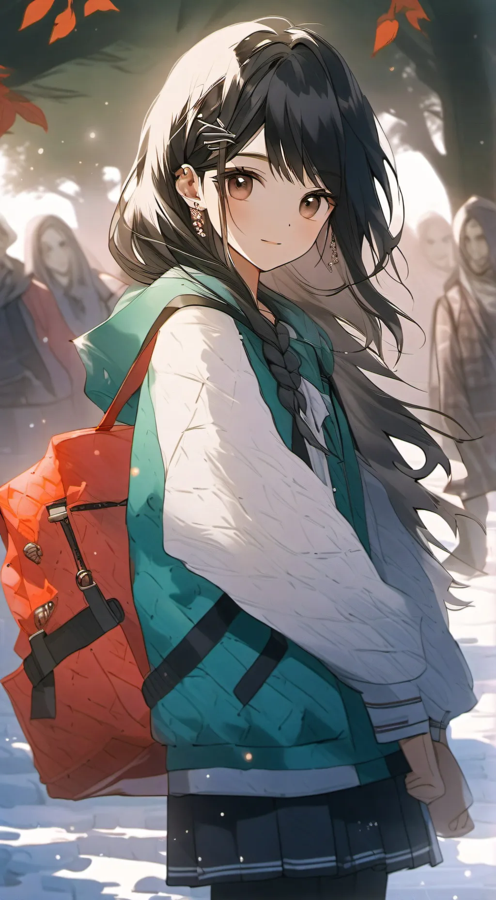 ai character: Girl best friend background