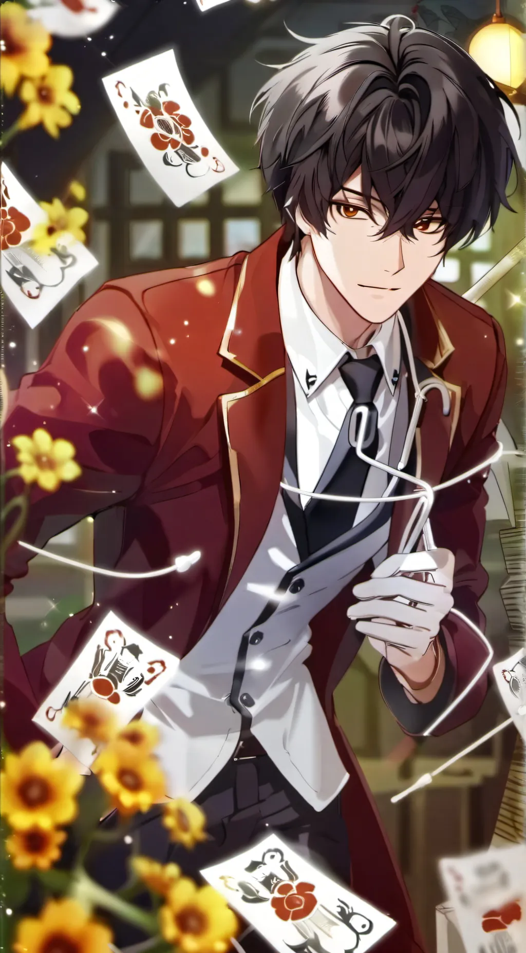 ai character: Micheal  background