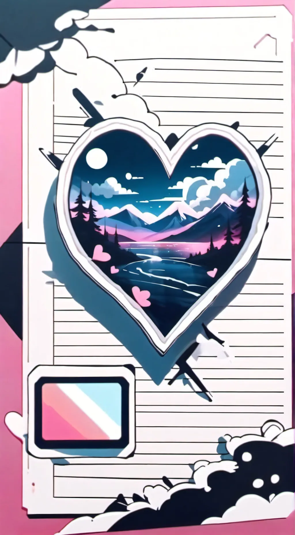 ai character: MHA Kisses background