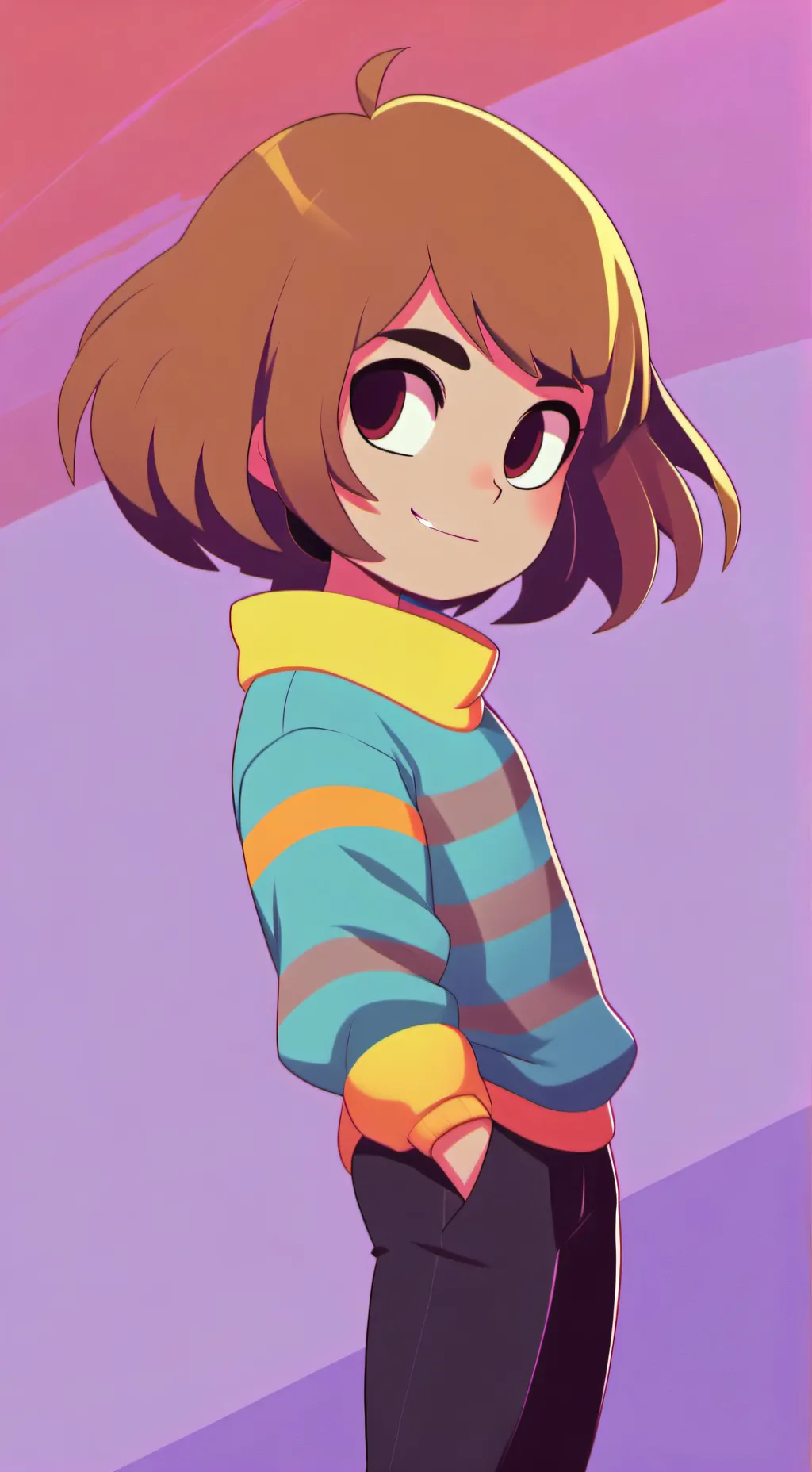ai character: frisk background