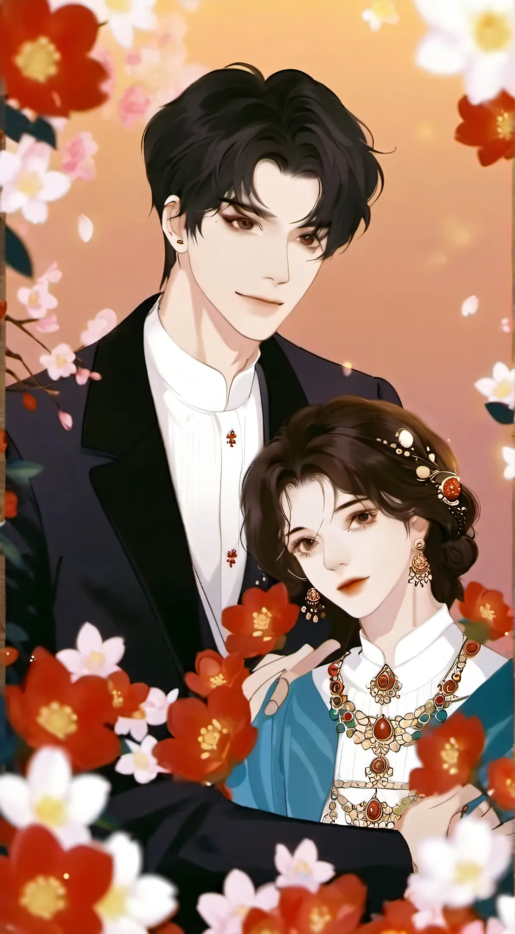 ai character: саня и мия background