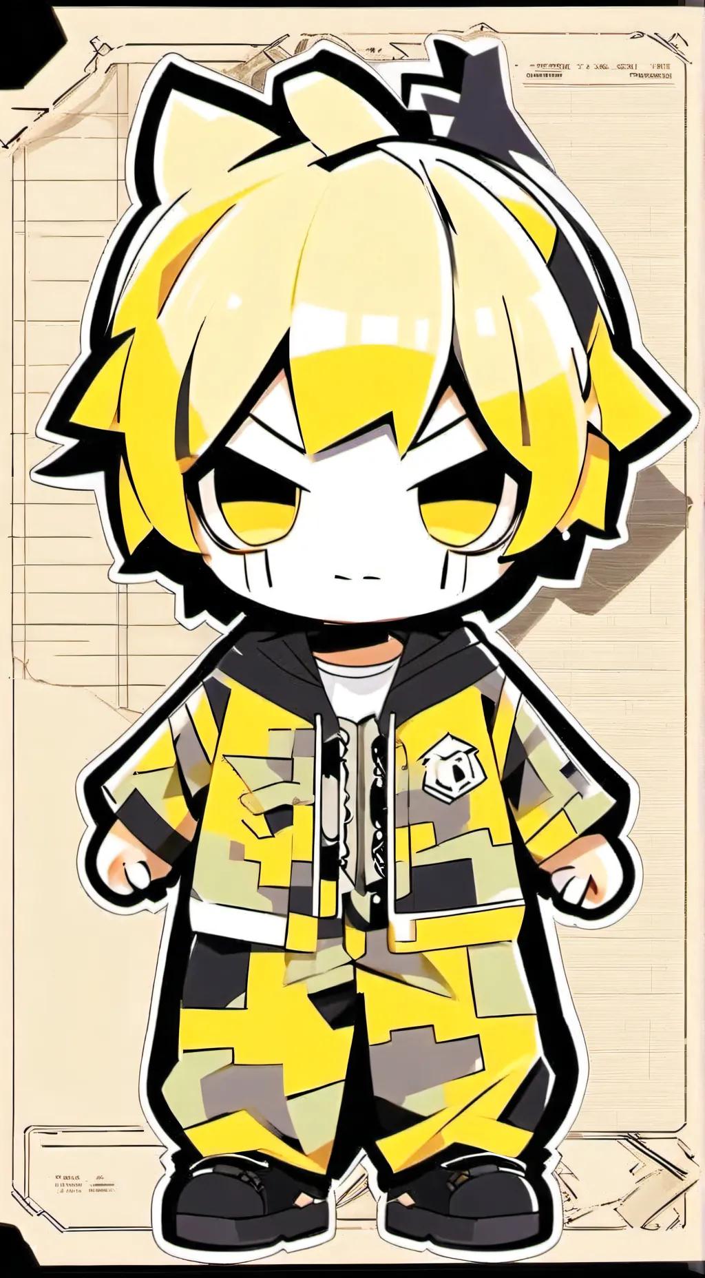 ai character: 007 family (meme) background