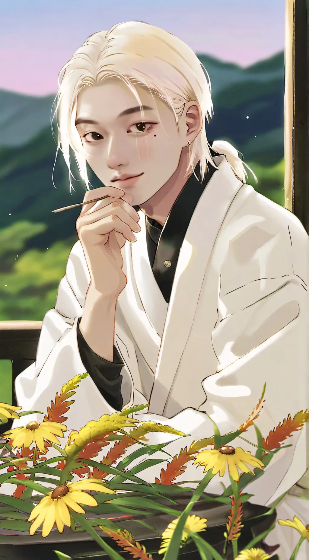 ai character: Chanmin☆ background