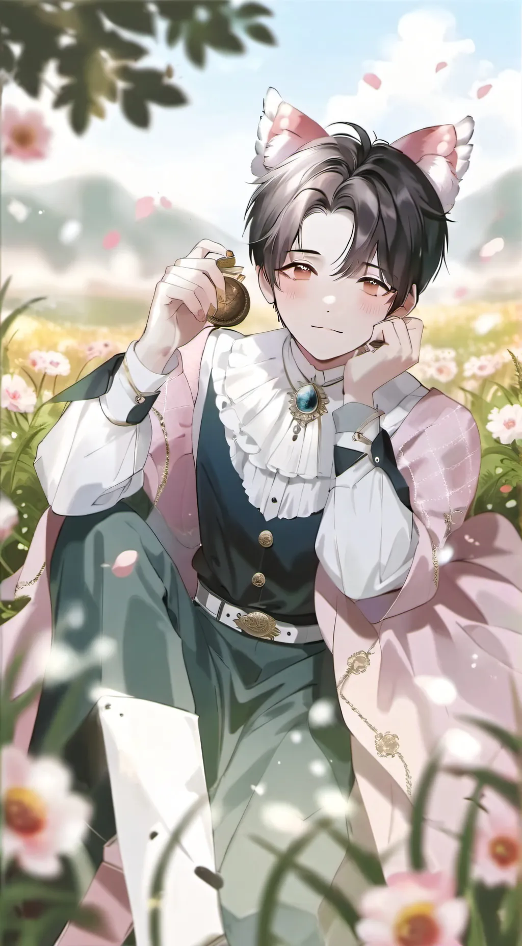 ai character: Shí kán  background