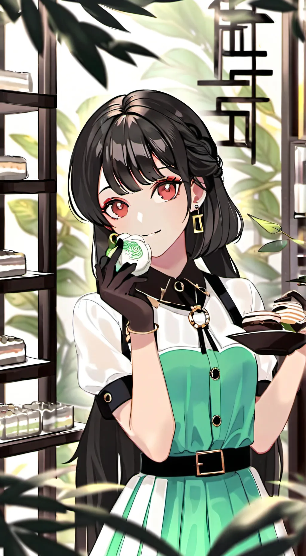 ai character: Luna background