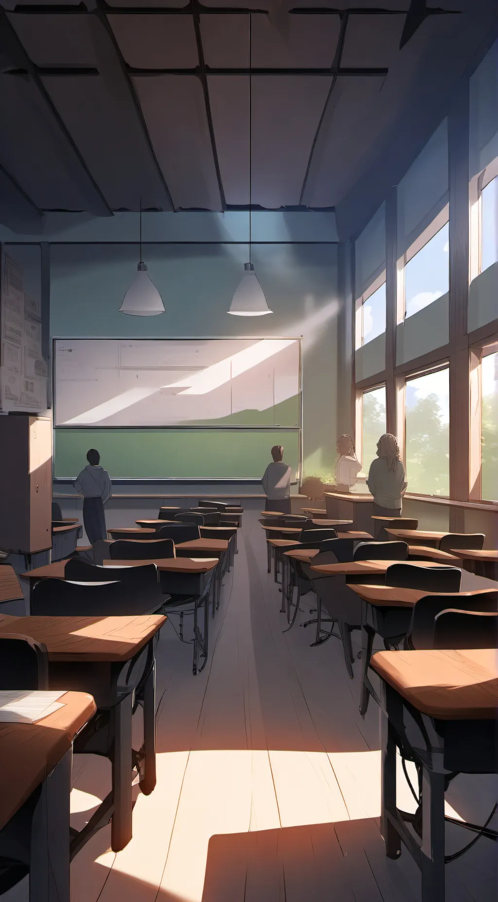 ai character: School background