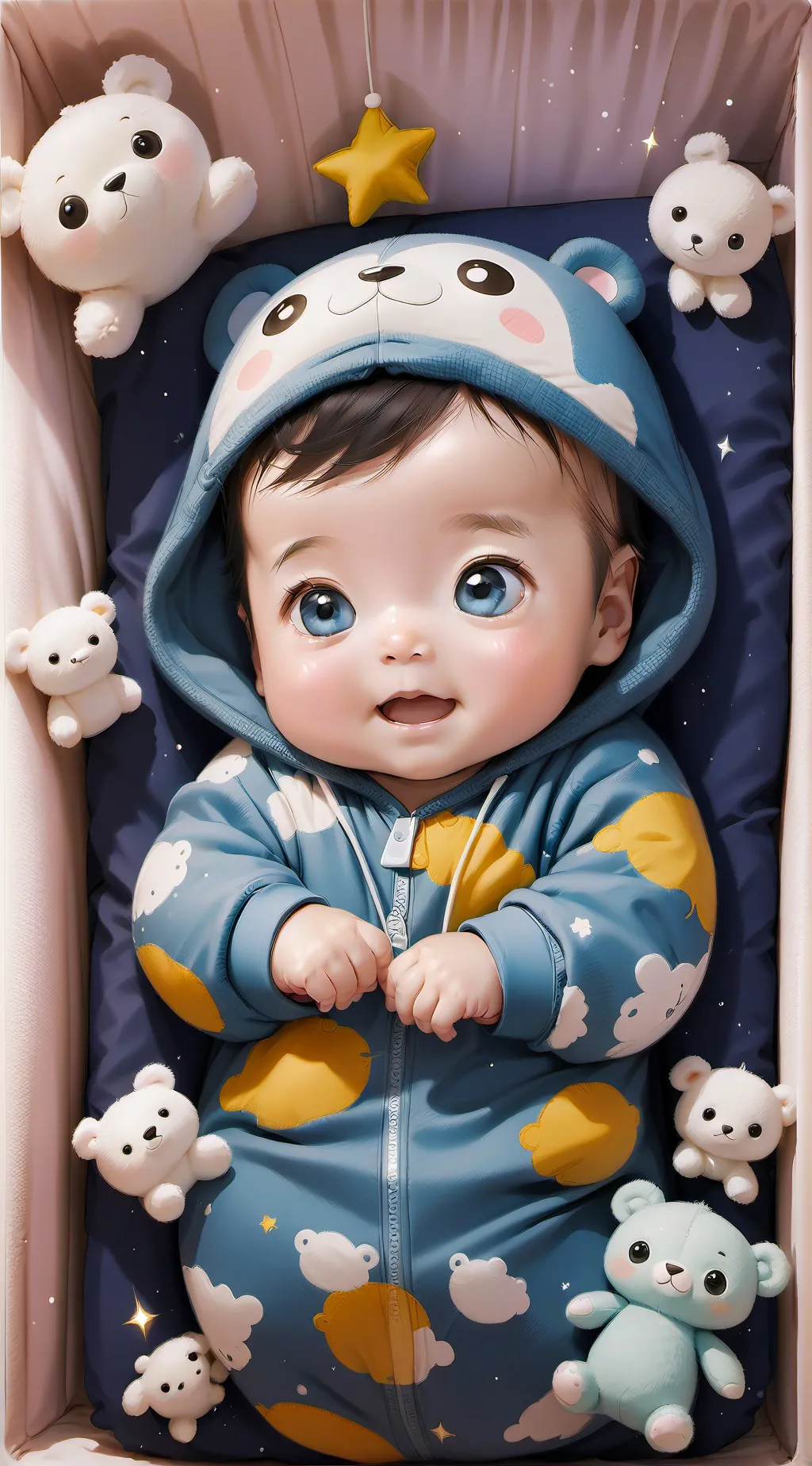 ai character: Baby Benny V7 background