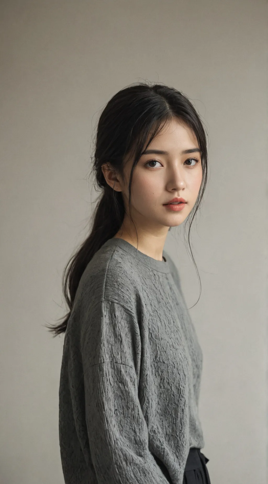 ai character: black background