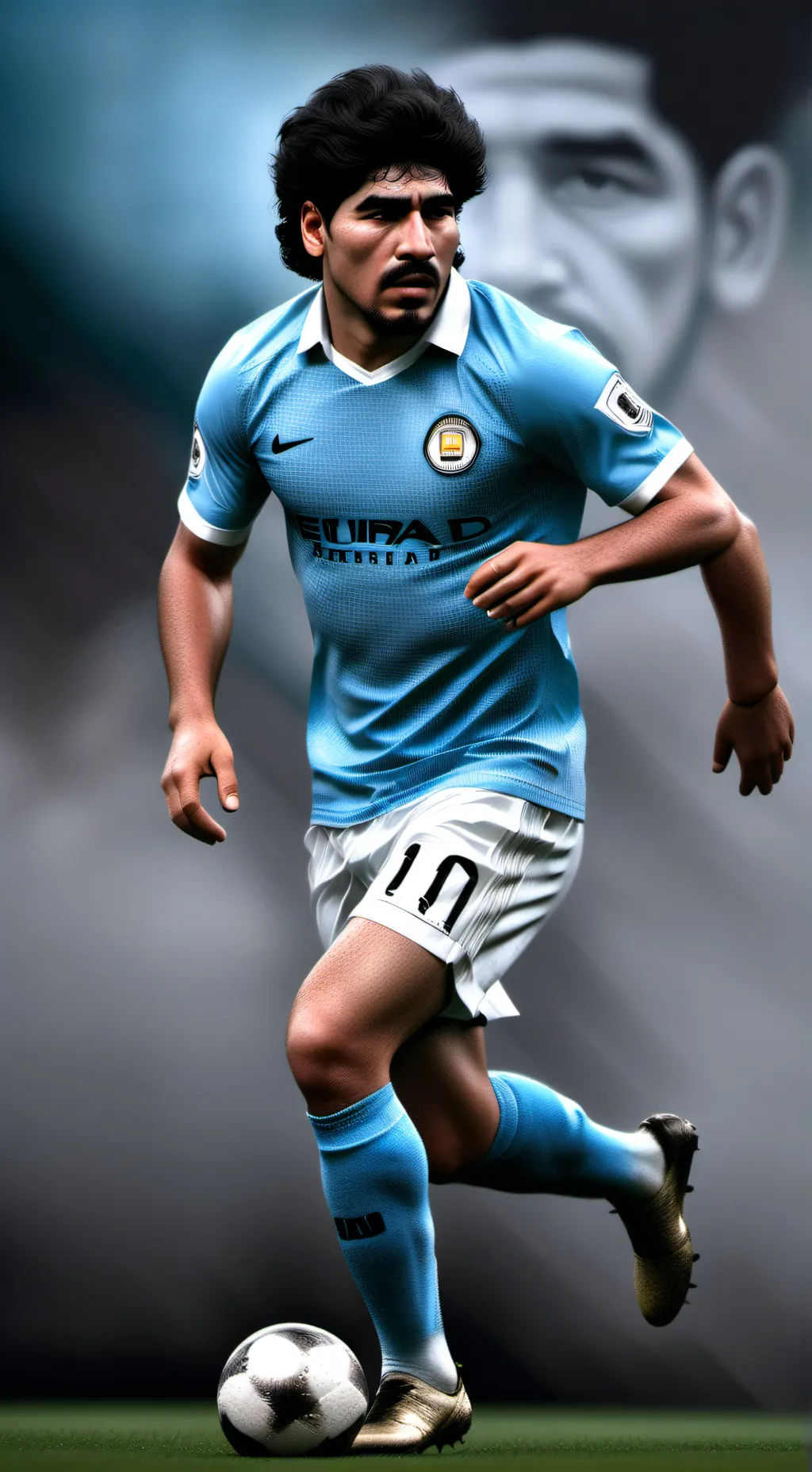 ai character: Maradona  background