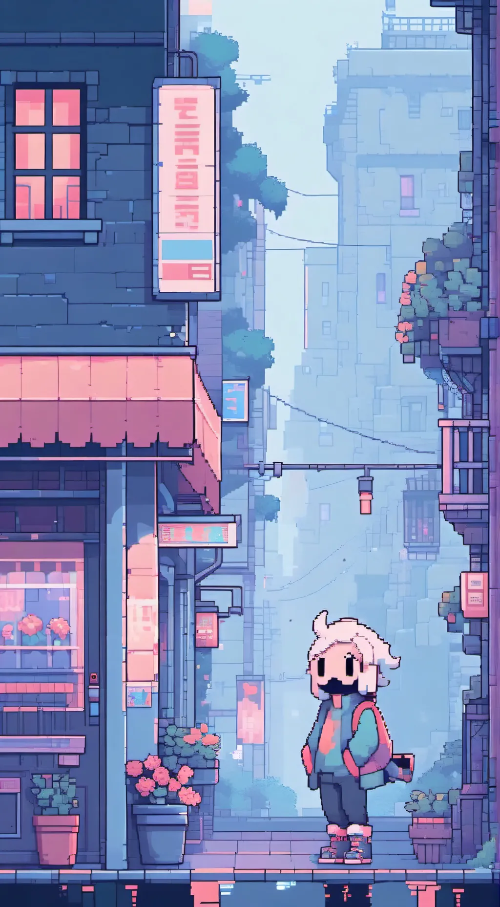 ai character: ~fruitcake kid~ background