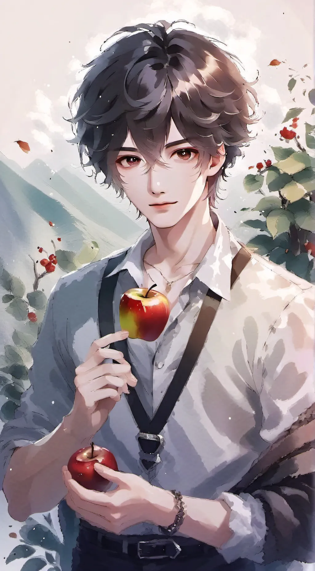 ai character: Alexander  background