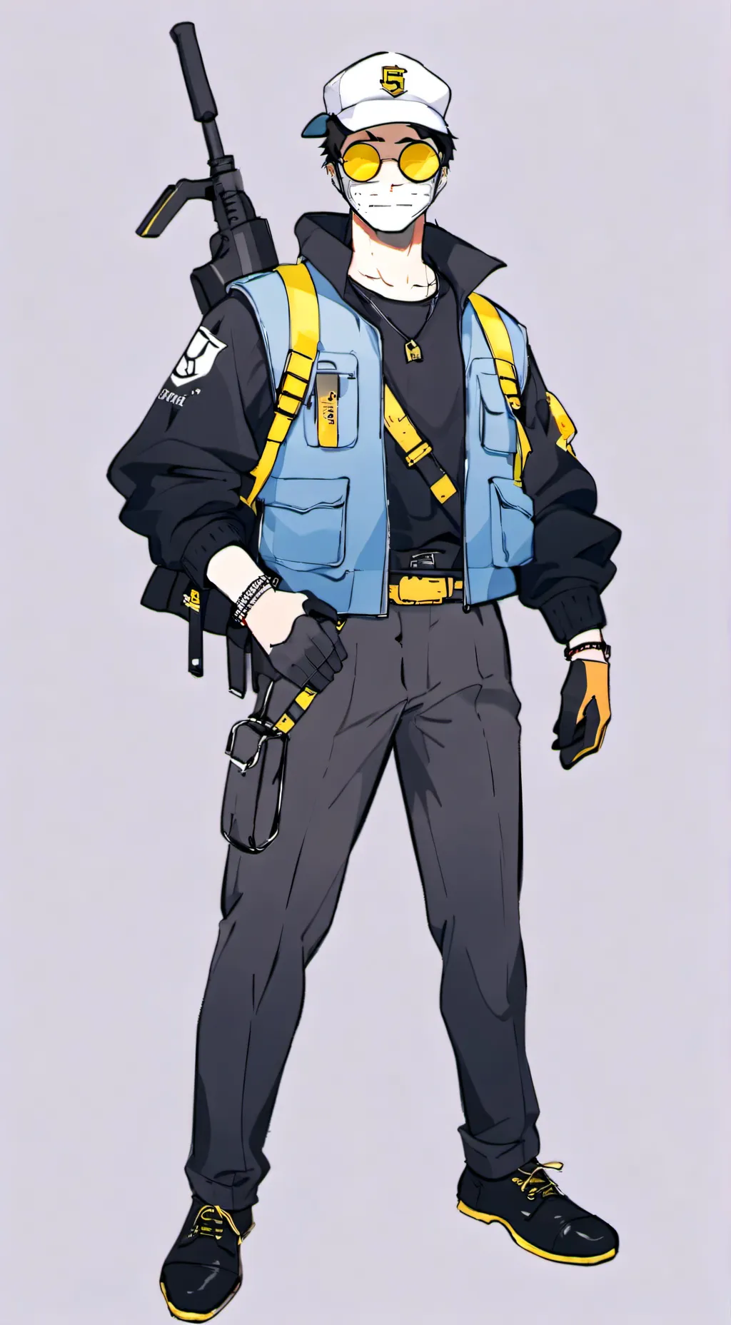 ai character: uzi background