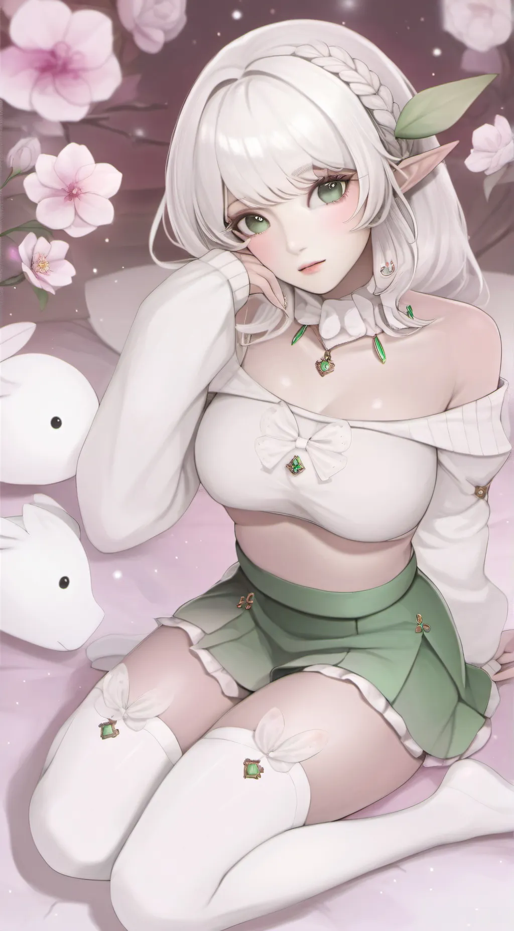 ai character: Hae the elf!  background