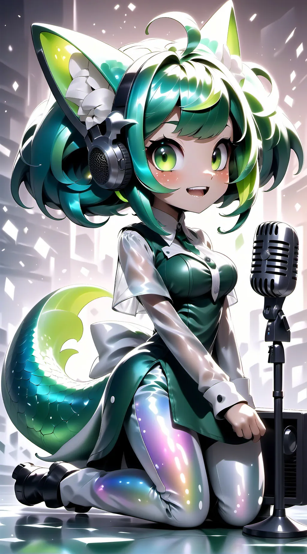 ai character: Shellvision background