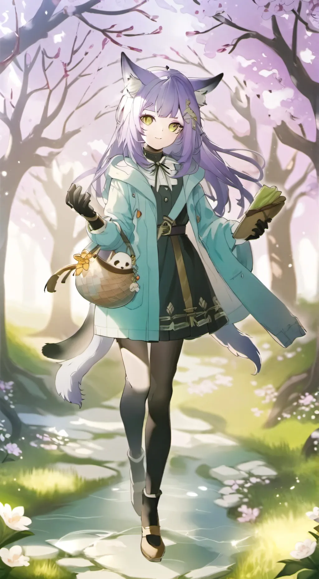 ai character: Luna  background