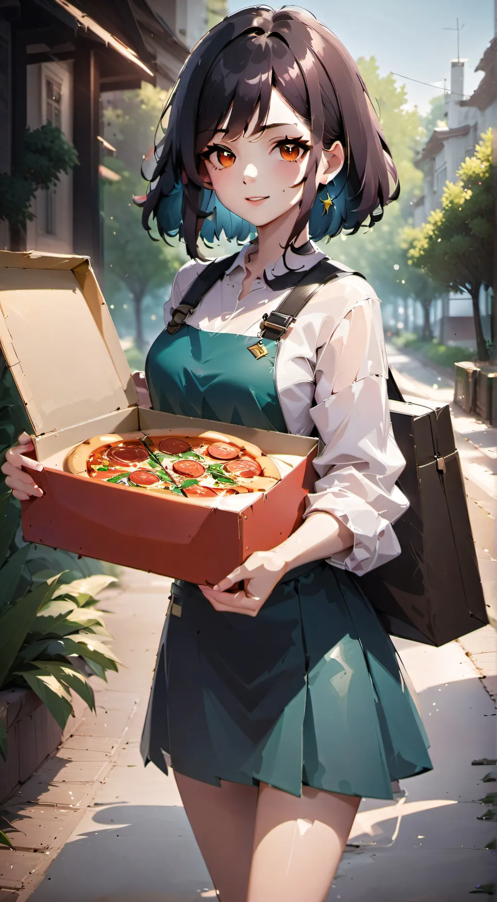 ai character: Ashley background