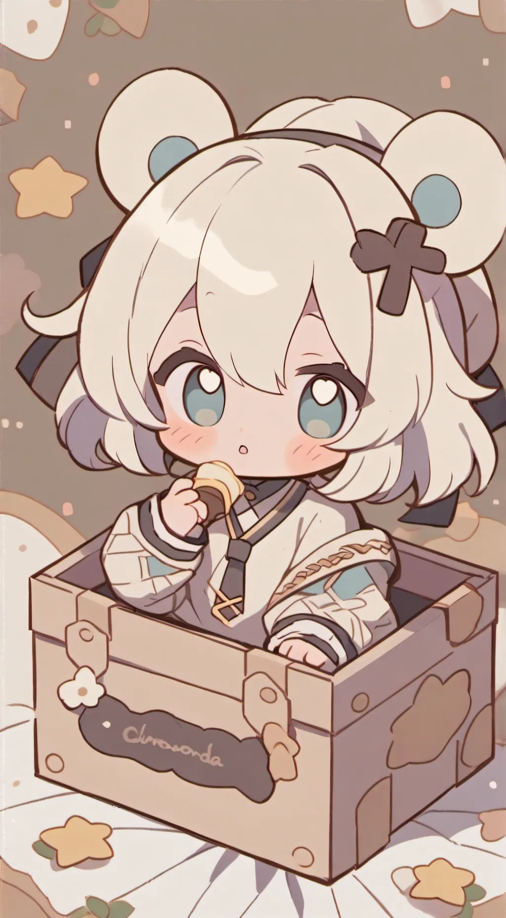 ai character: Bebe de 6 meses background