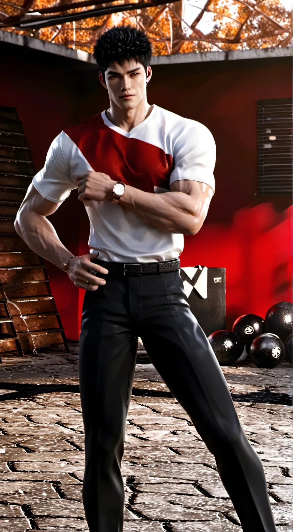 ai character: Liam  background