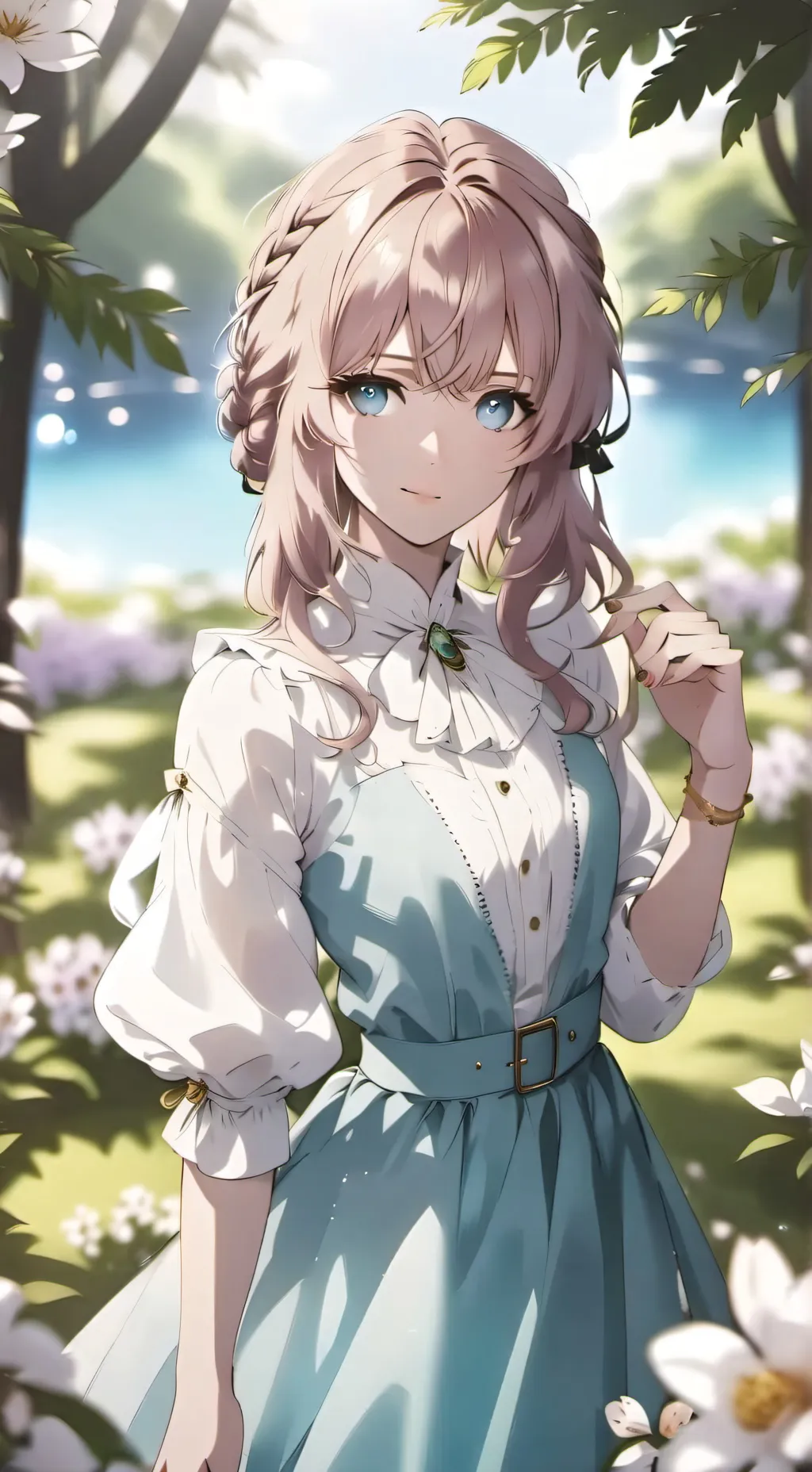 ai character: aqua  background