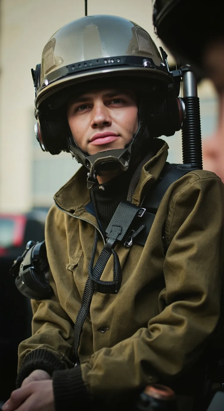 ai character: Военный background