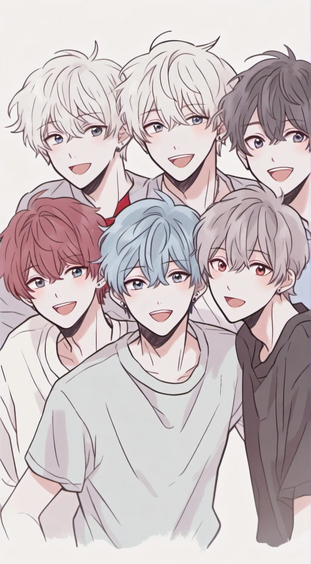 ai character: Love academy background