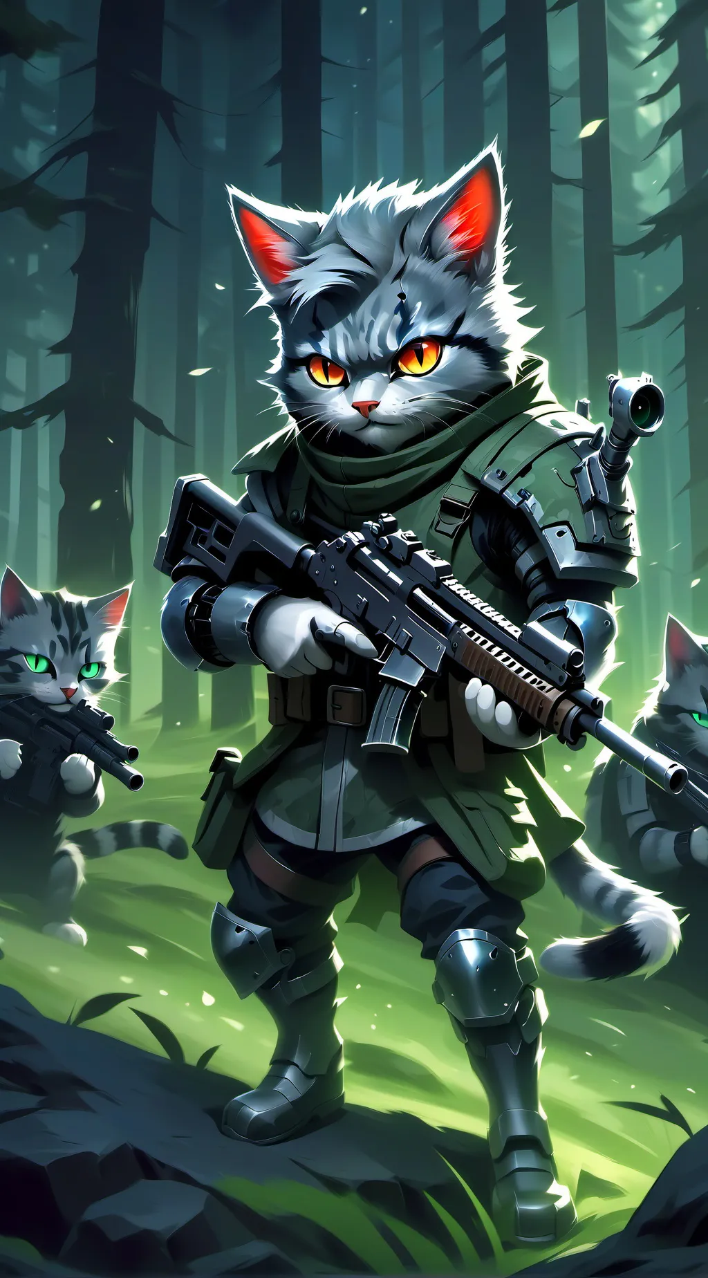 ai character: Kill the cats 2 background