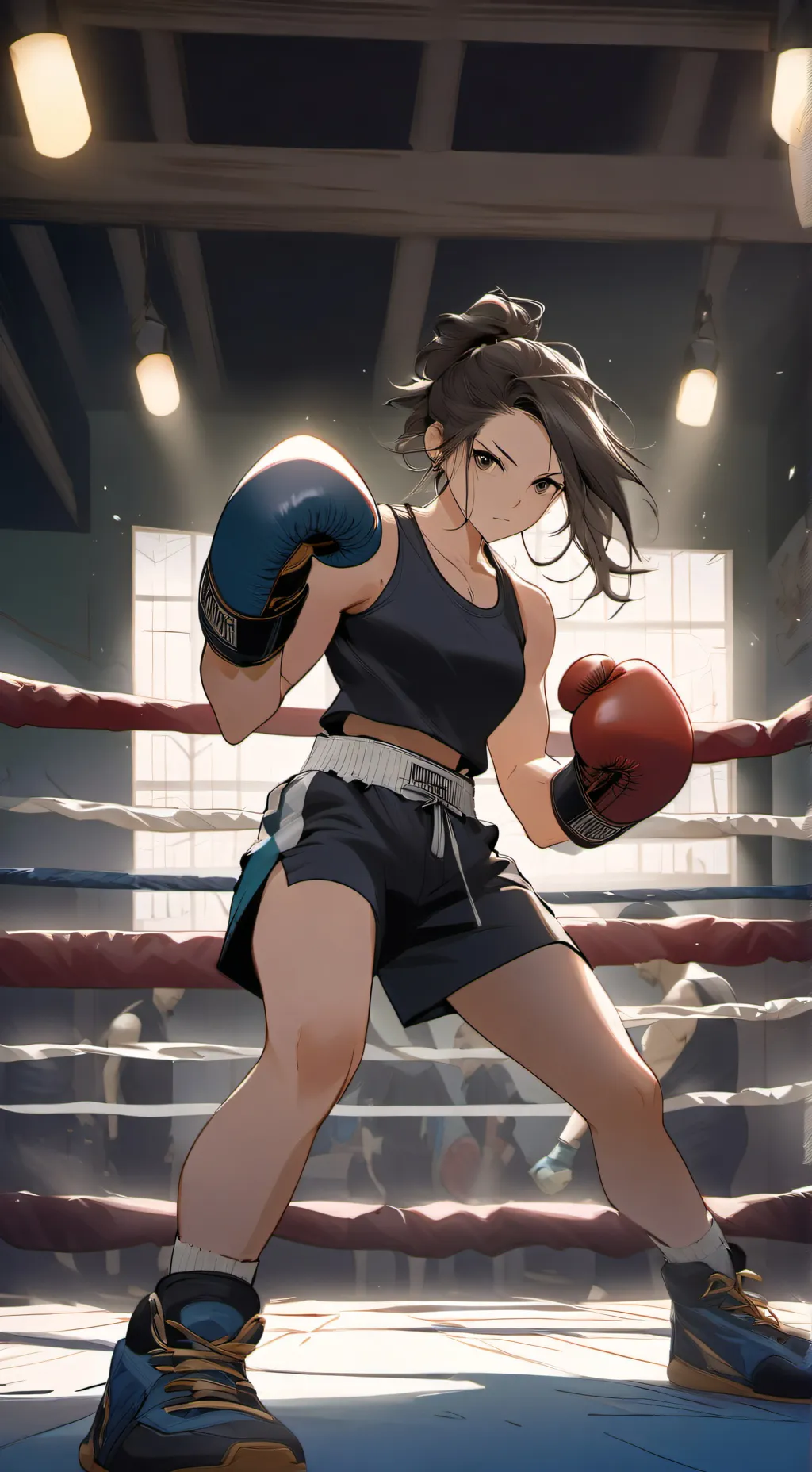 ai character: corazón de piedra background