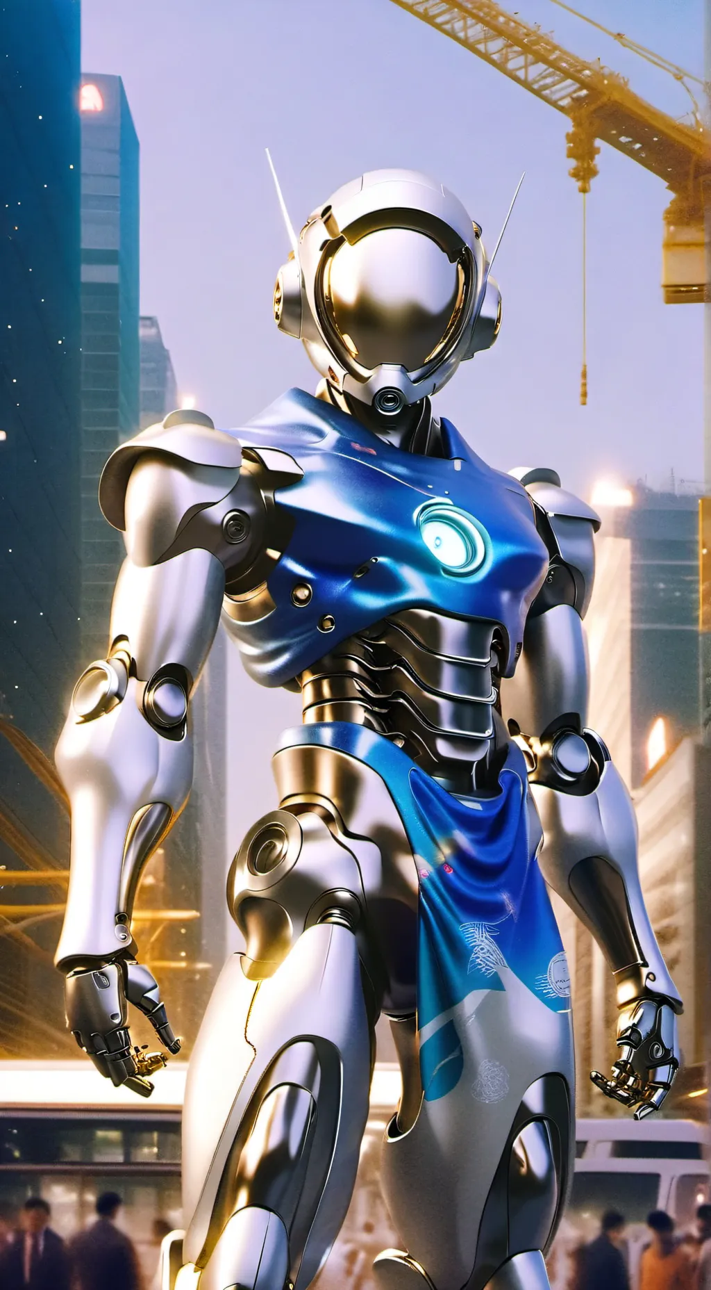 ai character: titan stupid man background