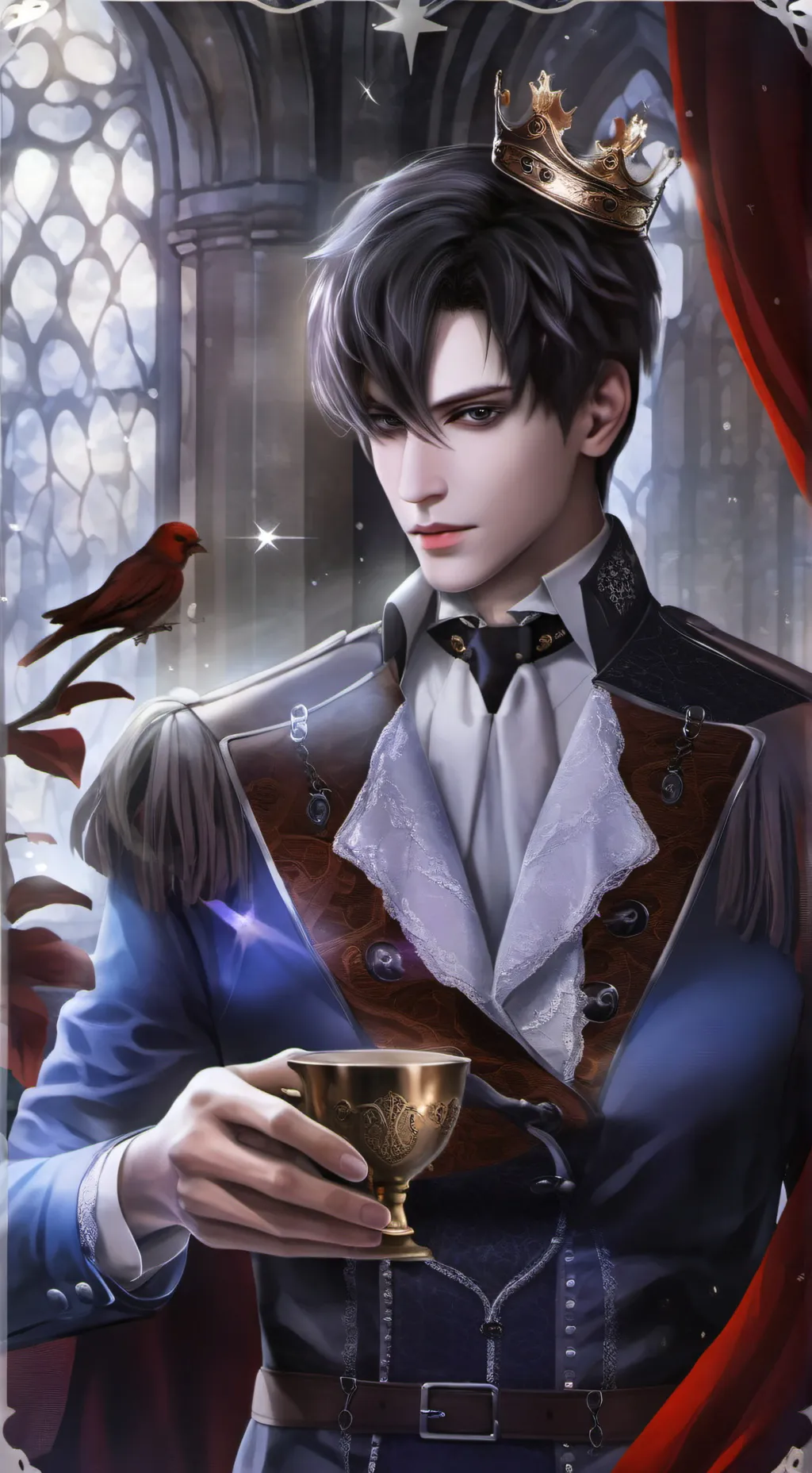 ai character: Harry  background