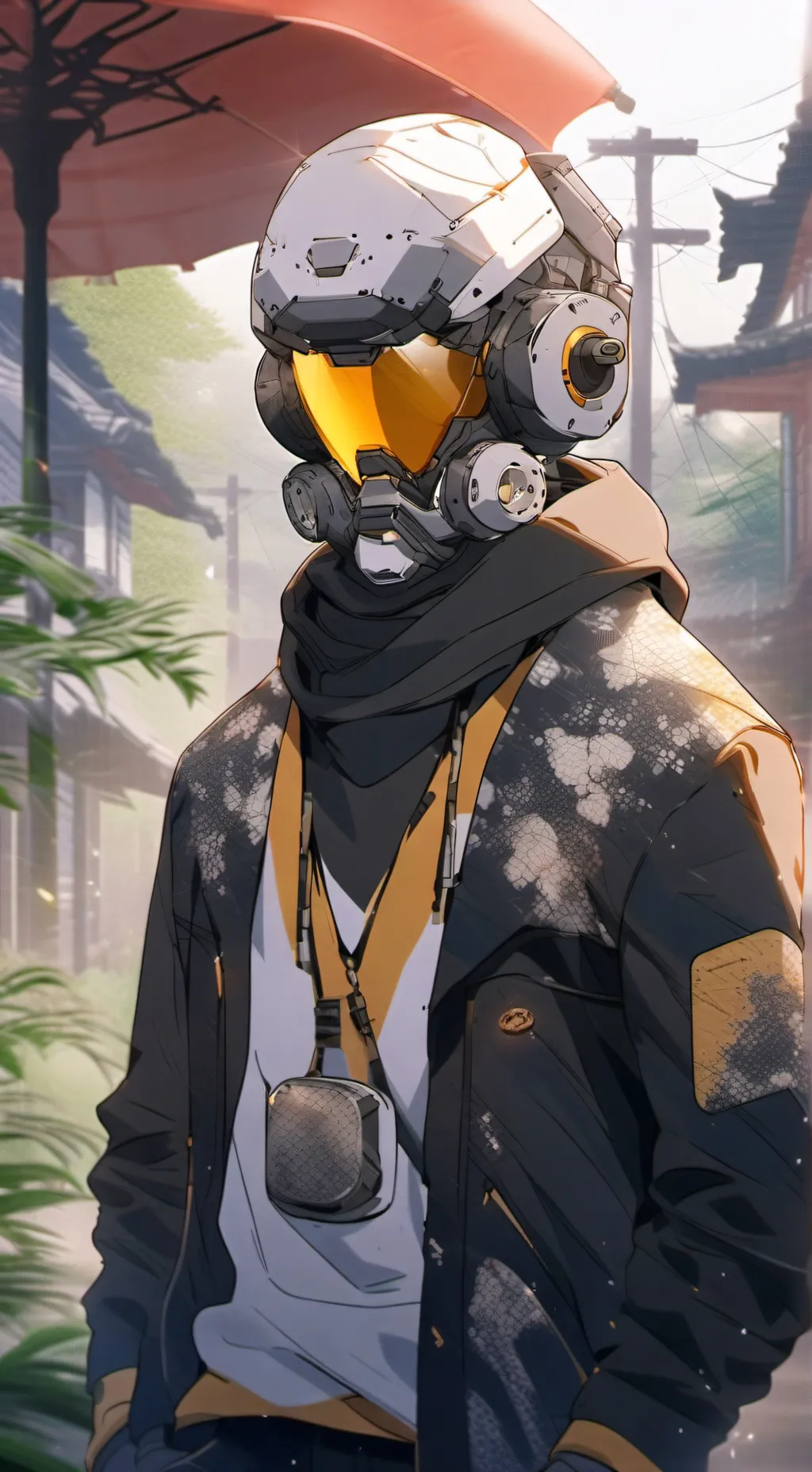 ai character: Robot amable  background