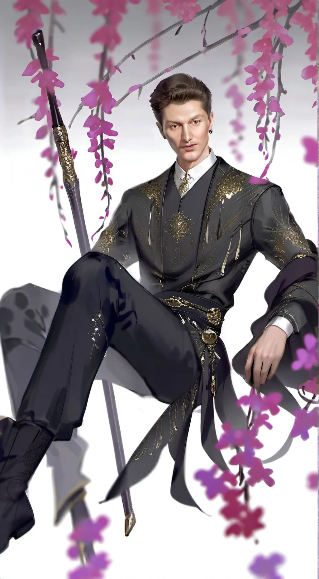 ai character: Паша Воля  background